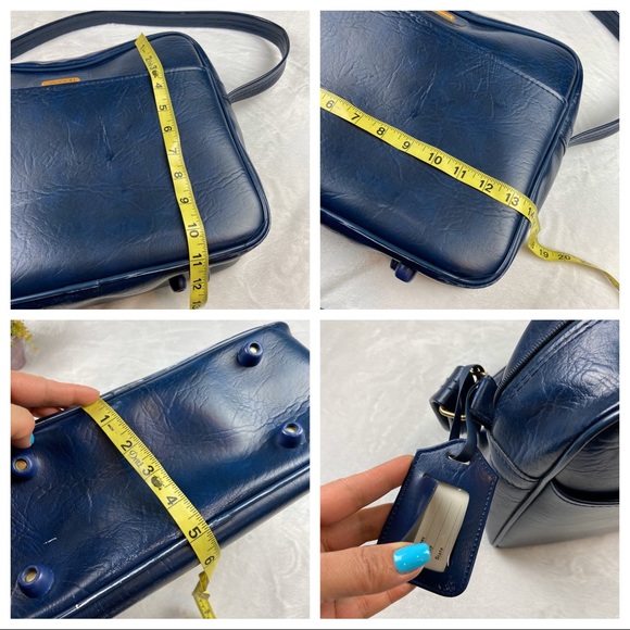 Vintage Sasson Travel Carry On Overnight Messenger - Picture 8 of 8